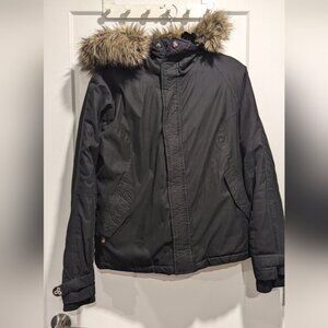 Aritzia TNA Raven Black Bomber  Jacket